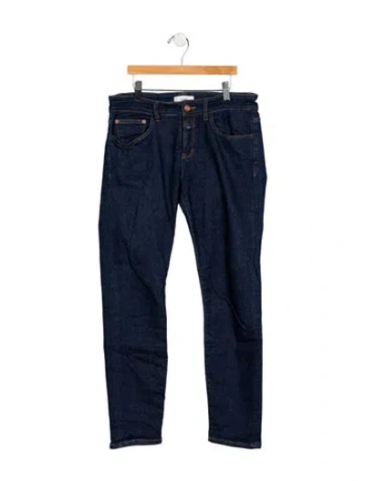 Pre-owned Closed Mid-rise Skinny Leg Jeans In Blue