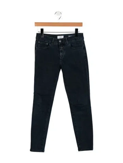Pre-owned Closed Mid-rise Skinny Leg Jeans In Blue