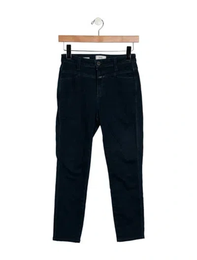 Pre-owned Closed Mid-rise Skinny Leg Jeans In Blue