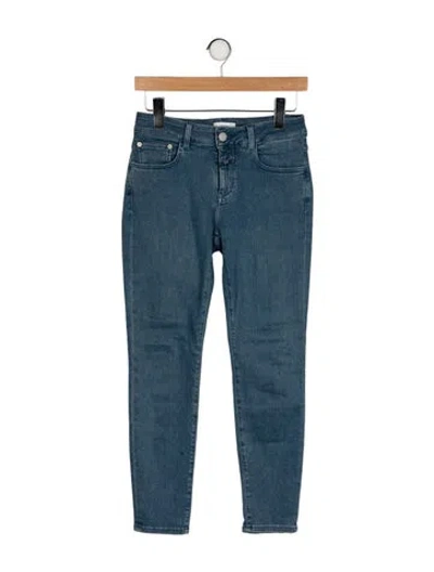 Pre-owned Closed Mid-rise Skinny Leg Jeans In Blue