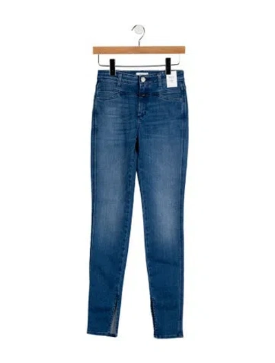 Pre-owned Closed Mid-rise Skinny Leg Jeans In Blue