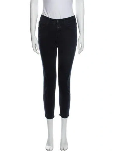Pre-owned Closed Mid-rise Skinny Leg Jeans In Blue