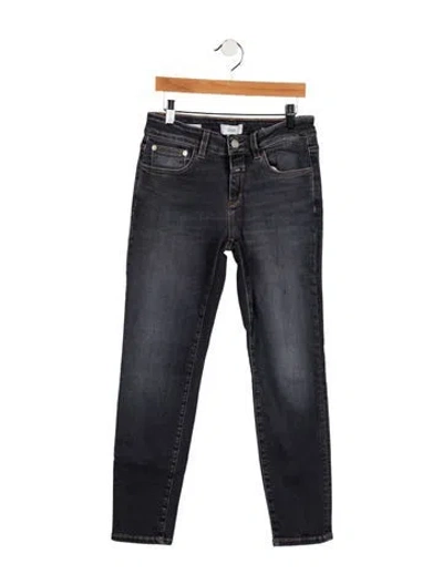 Pre-owned Closed Mid-rise Skinny Leg Jeans In Blue