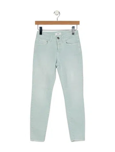 Pre-owned Closed Mid-rise Skinny Leg Jeans In Blue