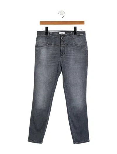 Pre-owned Closed Mid-rise Skinny Leg Jeans In Blue