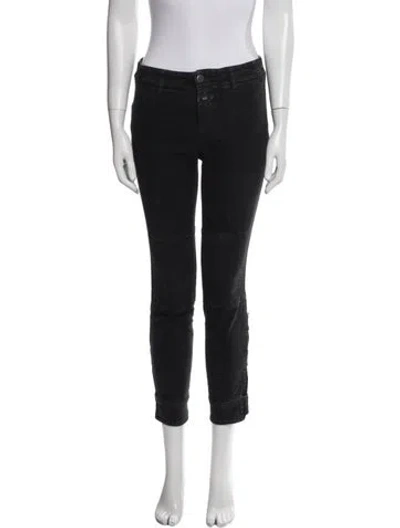 Pre-owned Closed Mid-rise Skinny Leg Jeans In Blue