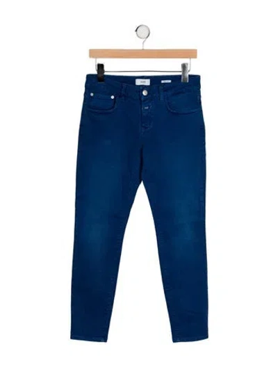 Pre-owned Closed Mid-rise Skinny Leg Jeans In Blue