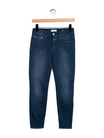 Pre-owned Closed Mid-rise Skinny Leg Jeans In Blue
