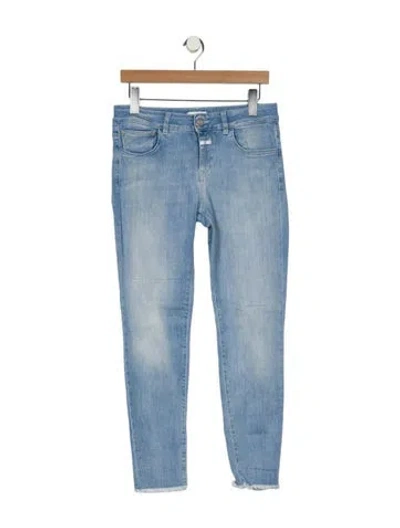 Pre-owned Closed Mid-rise Skinny Leg Jeans In Blue