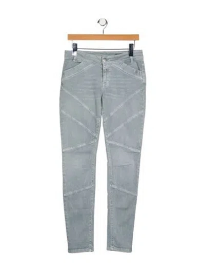 Pre-owned Closed Mid-rise Skinny Leg Jeans In Blue