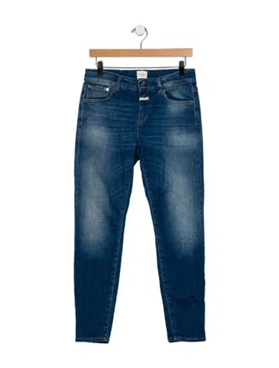 Pre-owned Closed Mid-rise Skinny Leg Jeans In Blue