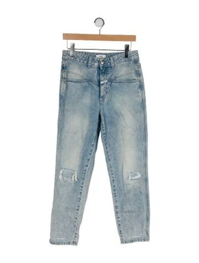 Pre-owned Closed Mid-rise Skinny Leg Jeans In Blue