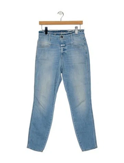 Pre-owned Closed Mid-rise Skinny Leg Jeans In Blue