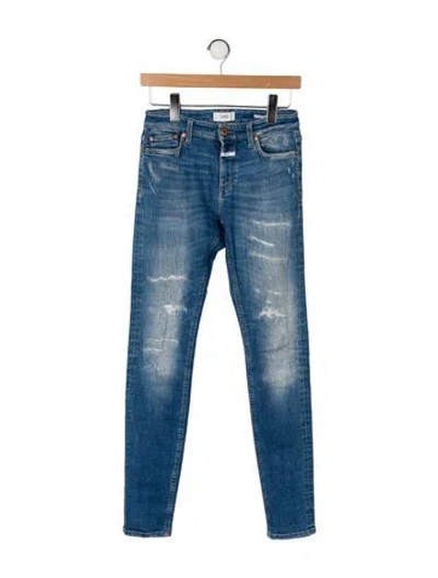 Pre-owned Closed Mid-rise Skinny Leg Jeans In Blue