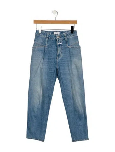 Pre-owned Closed Mid-rise Skinny Leg Jeans In Blue