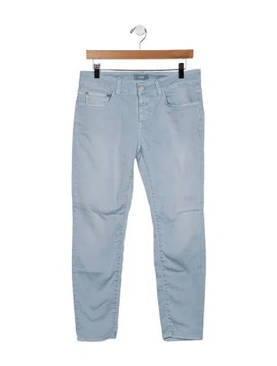 Pre-owned Closed Mid-rise Skinny Leg Jeans In Blue