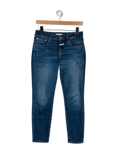 Pre-owned Closed Mid-rise Skinny Leg Jeans In Blue