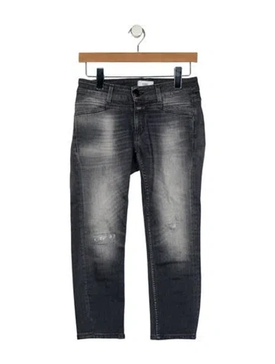 Pre-owned Closed Mid-rise Skinny Leg Jeans In Blue