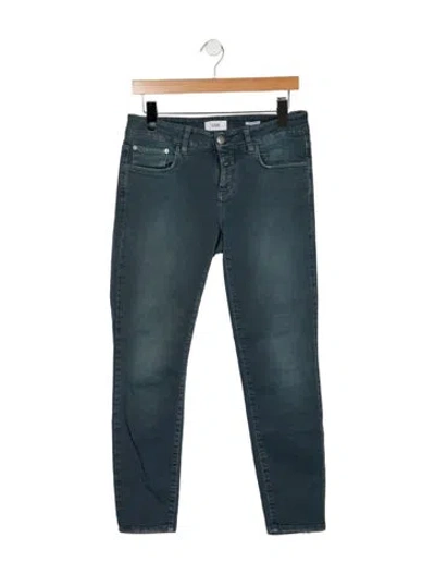 Pre-owned Closed Mid-rise Skinny Leg Jeans In Blue