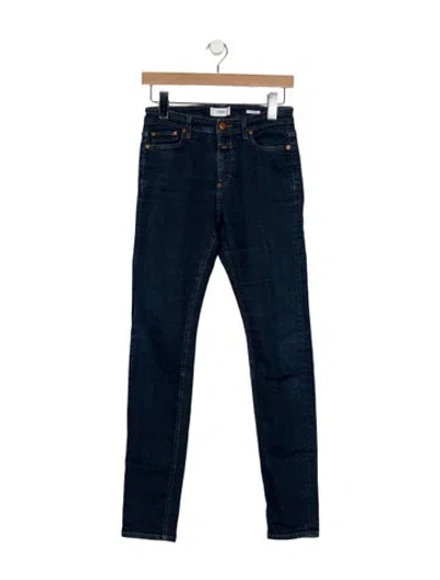 Pre-owned Closed Mid-rise Skinny Leg Jeans In Blue
