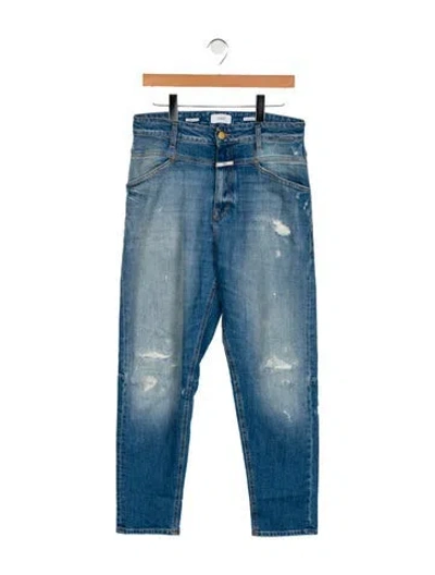 Pre-owned Closed Mid-rise Skinny Leg Jeans In Blue