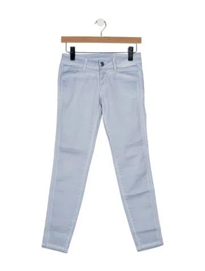 Pre-owned Closed Mid-rise Skinny Leg Jeans In Blue