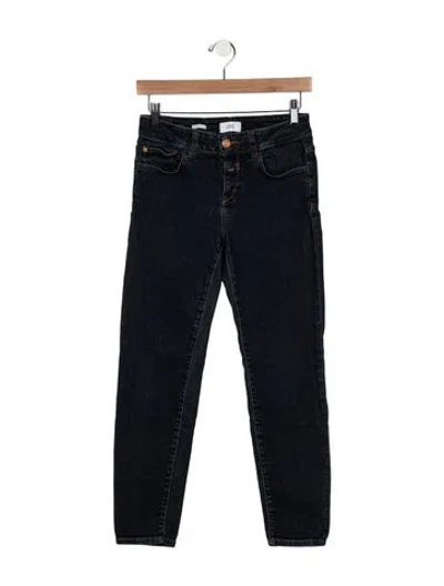 Pre-owned Closed Mid-rise Skinny Leg Jeans In Blue