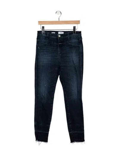 Pre-owned Closed Mid-rise Skinny Leg Jeans In Blue