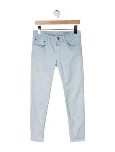 Pre-owned Closed Mid-rise Skinny Leg Jeans In Blue
