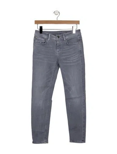 Pre-owned Closed Mid-rise Skinny Leg Jeans In Blue