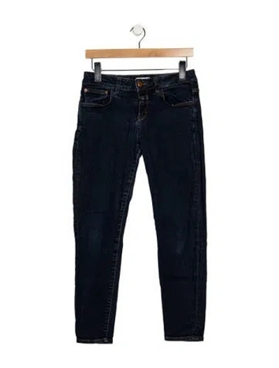 Pre-owned Closed Mid-rise Skinny Leg Jeans In Blue