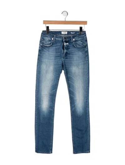 Pre-owned Closed Mid-rise Skinny Leg Jeans In Blue