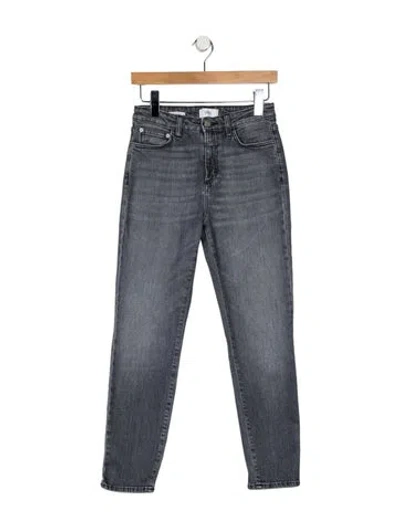 Pre-owned Closed Mid-rise Skinny Leg Jeans In Gray