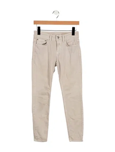 Pre-owned Closed Mid-rise Skinny Leg Jeans In Gray
