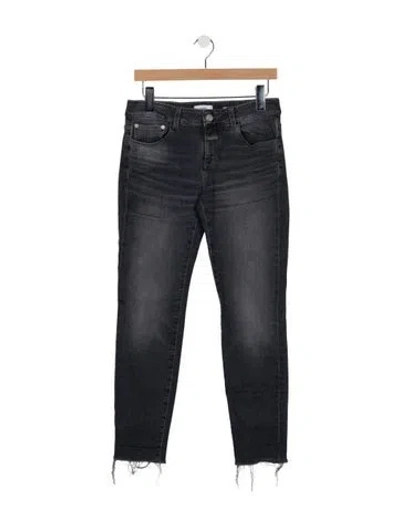 Pre-owned Closed Mid-rise Skinny Leg Jeans In Grey