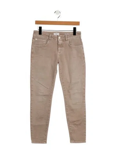 Pre-owned Closed Mid-rise Skinny Leg Jeans In Multi