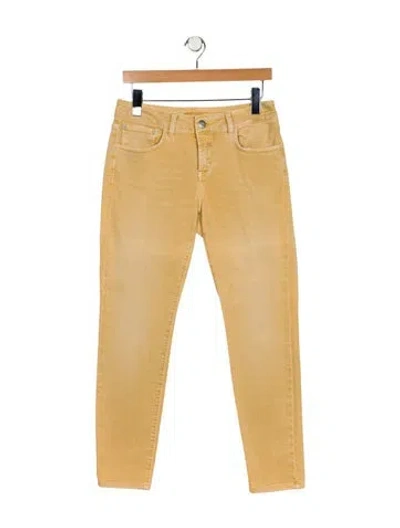 Pre-owned Closed Mid-rise Skinny Leg Jeans In Neutral