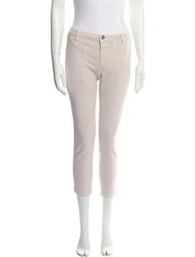 Pre-owned Closed Mid-rise Skinny Leg Jeans In Neutral