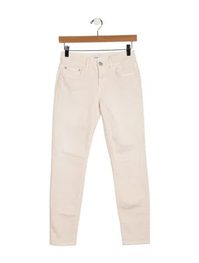 Pre-owned Closed Mid-rise Skinny Leg Jeans In Neutral