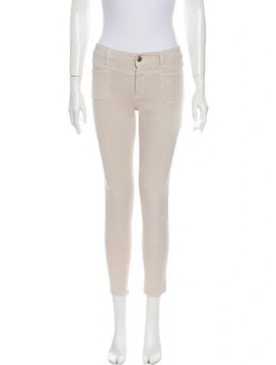 Pre-owned Closed Mid-rise Skinny Leg Jeans In Neutral