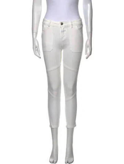Pre-owned Closed Mid-rise Skinny Leg Jeans In Neutral