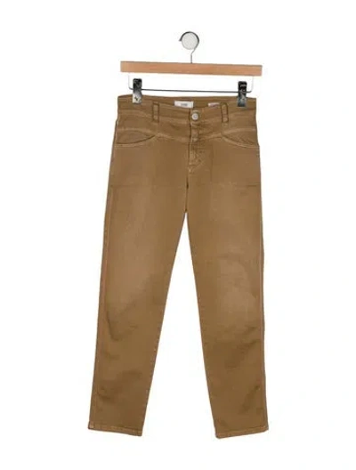 Pre-owned Closed Mid-rise Skinny Leg Jeans In Neutral