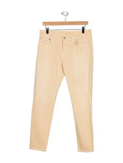 Pre-owned Closed Mid-rise Skinny Leg Jeans In Neutral