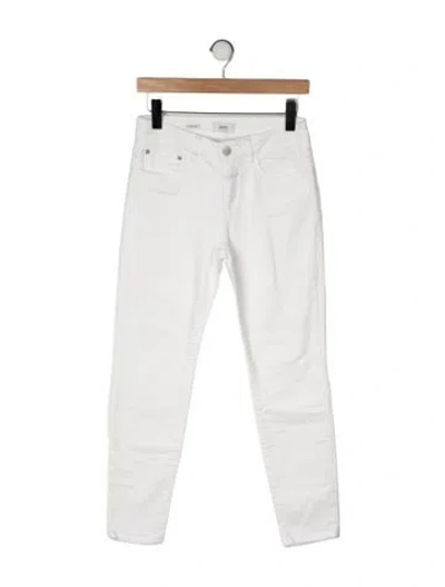 Pre-owned Closed Mid-rise Skinny Leg Jeans In Neutral