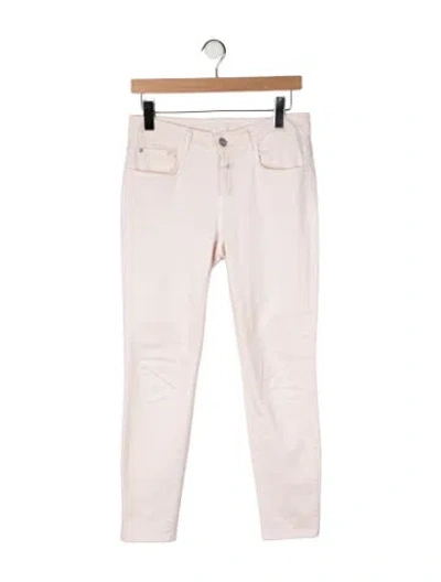 Pre-owned Closed Mid-rise Skinny Leg Jeans In Neutral