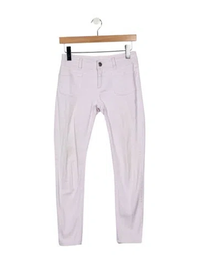 Pre-owned Closed Mid-rise Skinny Leg Jeans In Pink