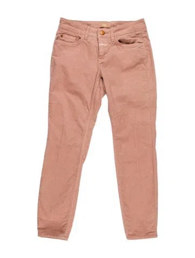 Pre-owned Closed Mid-rise Skinny Leg Jeans In Pink