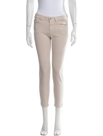 Pre-owned Closed Mid-rise Skinny Leg Jeans W/ Tags In Neutrals
