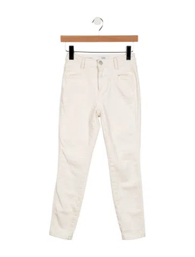 Pre-owned Closed Mid-rise Skinny Leg Jeans In White
