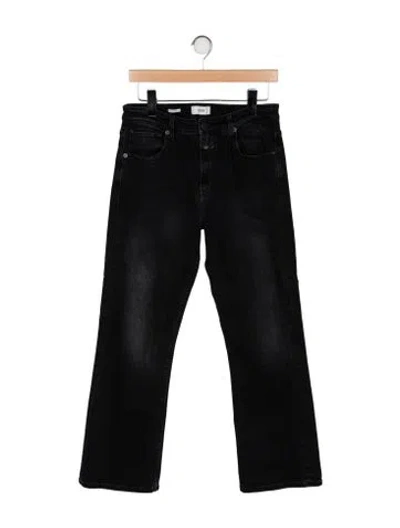 Pre-owned Closed Mid-rise Straight Leg Jeans In Black